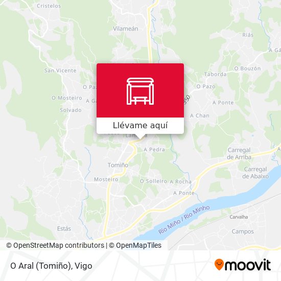 Mapa O Aral (Tomiño)