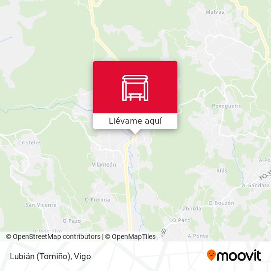 Mapa Lubián (Tomiño)