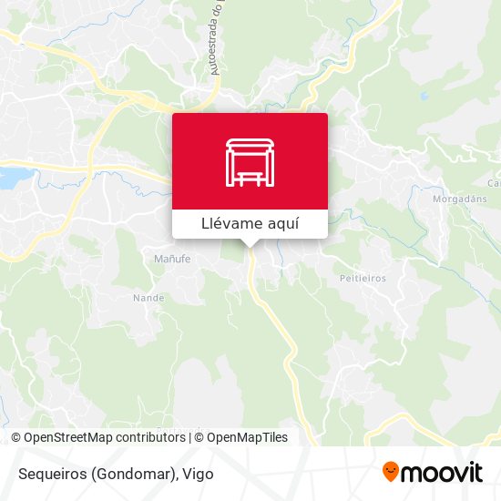 Mapa Sequeiros (Gondomar)
