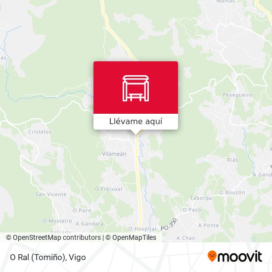 Mapa O Ral (Tomiño)