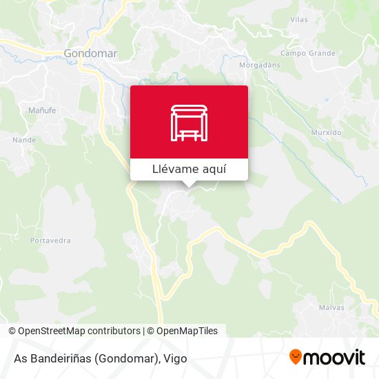 Mapa As Bandeiriñas (Gondomar)