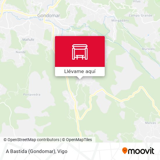 Mapa A Bastida (Gondomar)