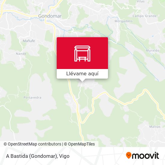 Mapa A Bastida (Gondomar)