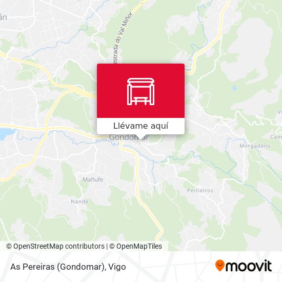 Mapa As Pereiras (Gondomar)