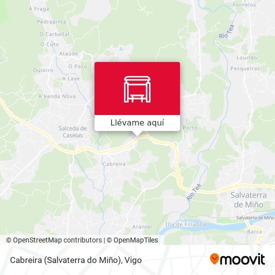 Mapa Cabreira (Salvaterra do Miño)