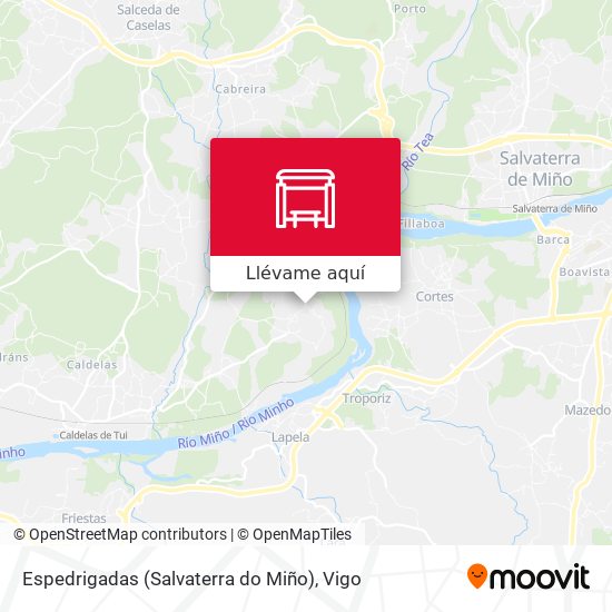 Mapa Espedrigadas (Salvaterra do Miño)