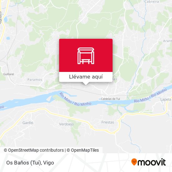 Mapa Os Baños (Tui)