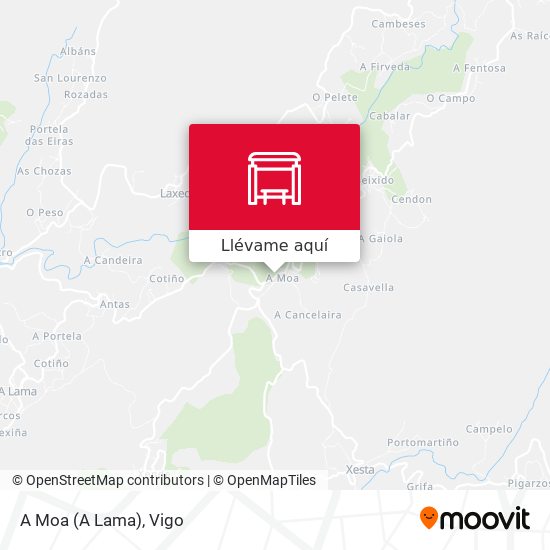 Mapa A Moa (A Lama)