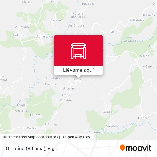 Mapa O Cotiño (A Lama)