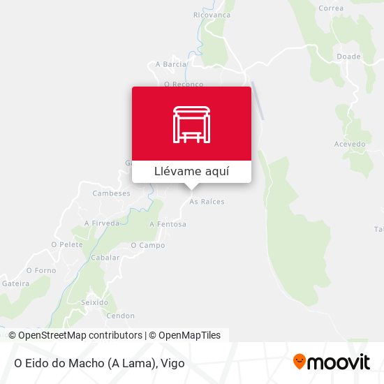 Mapa O Eido do Macho (A Lama)