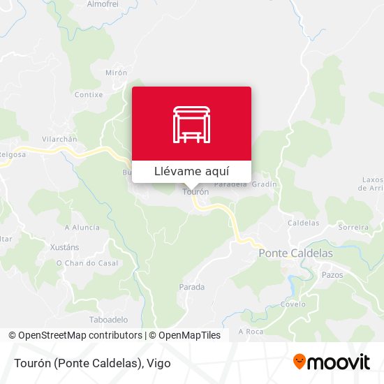 Mapa Tourón (Ponte Caldelas)