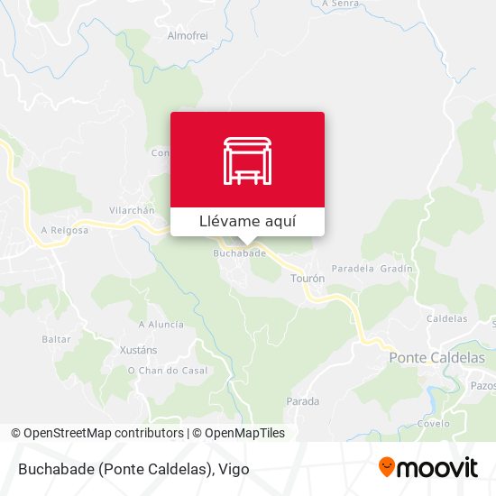Mapa Buchabade (Ponte Caldelas)