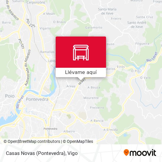 Mapa Casas Novas (Pontevedra)