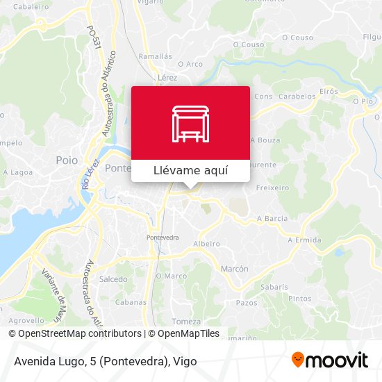 Mapa Avenida Lugo, 5 (Pontevedra)