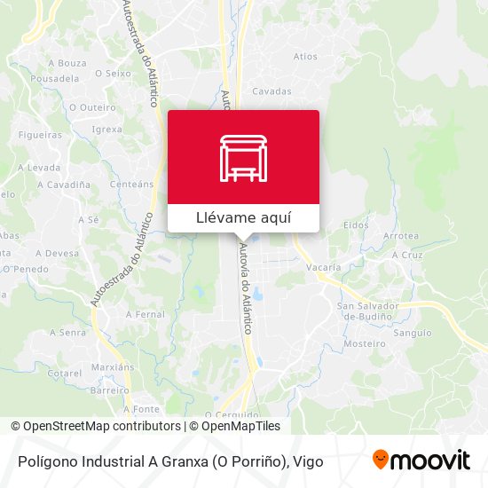 Mapa Polígono Industrial A Granxa (O Porriño)