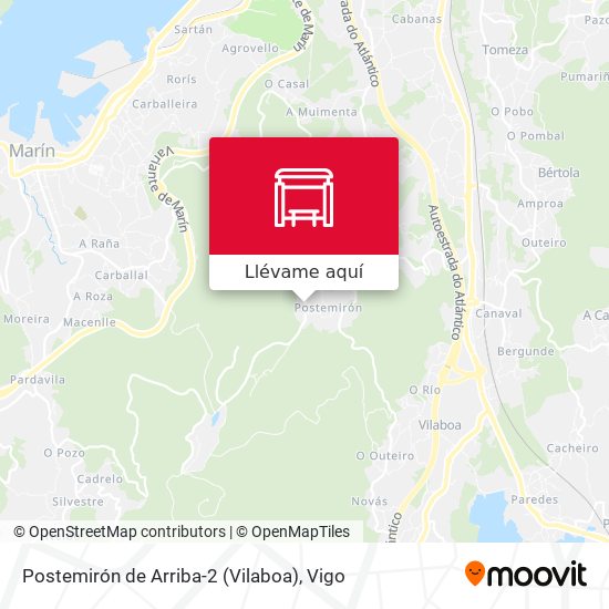 Mapa Postemirón de Arriba-2 (Vilaboa)