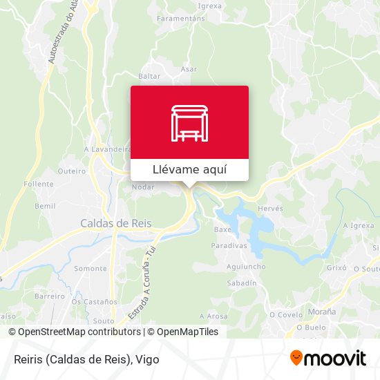 Mapa Reiris (Caldas de Reis)