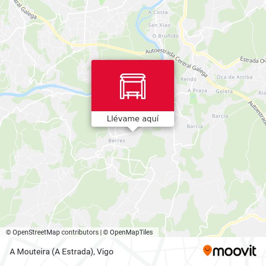 Mapa A Mouteira (A Estrada)
