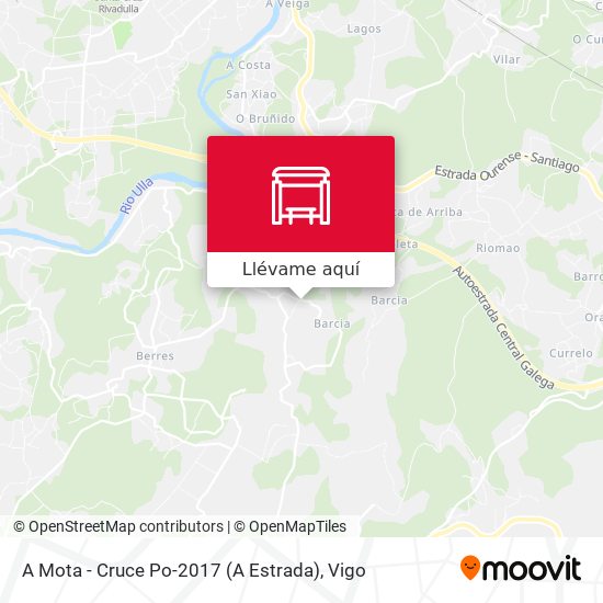 Mapa A Mota - Cruce Po-2017 (A Estrada)