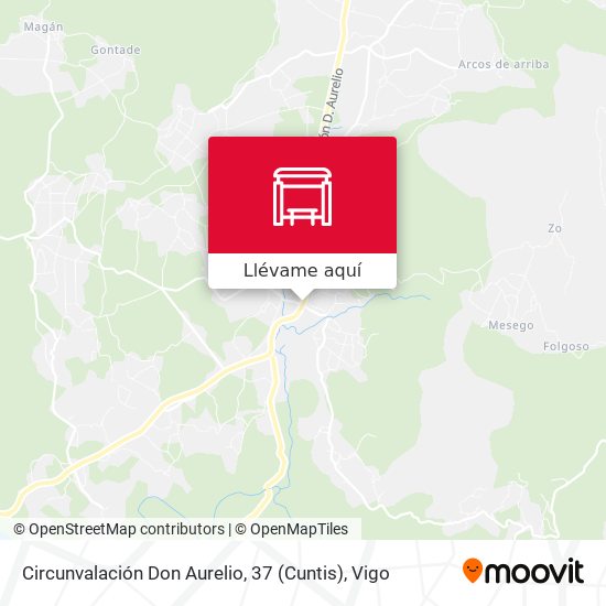 Mapa Circunvalación Don Aurelio, 37 (Cuntis)