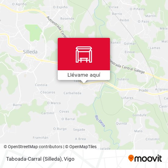 Mapa Taboada-Carral (Silleda)