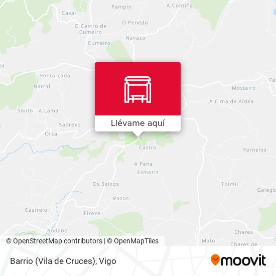 Mapa Barrio (Vila de Cruces)