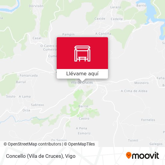 Mapa Concello (Vila de Cruces)