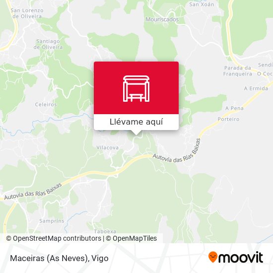 Mapa Maceiras (As Neves)