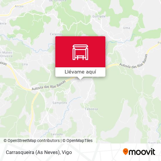 Mapa Carrasqueira (As Neves)