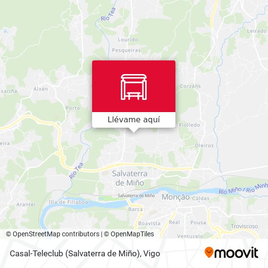 Mapa Casal-Teleclub (Salvaterra de Miño)