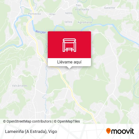 Mapa Lameiriña (A Estrada)