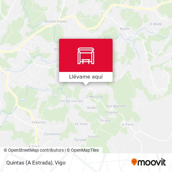 Mapa Quintas (A Estrada)
