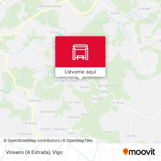 Mapa Vinseiro (A Estrada)