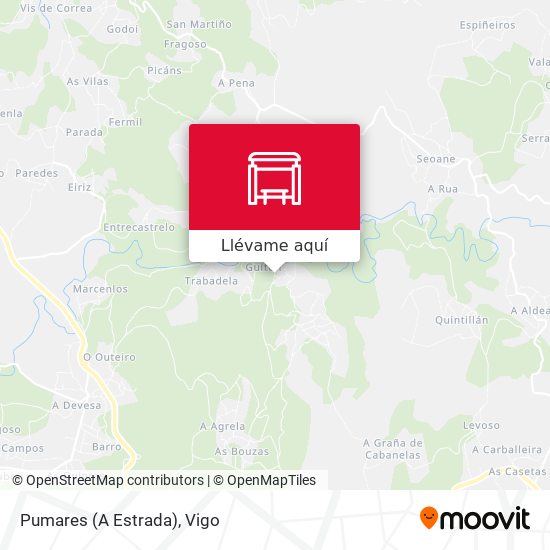 Mapa Pumares (A Estrada)