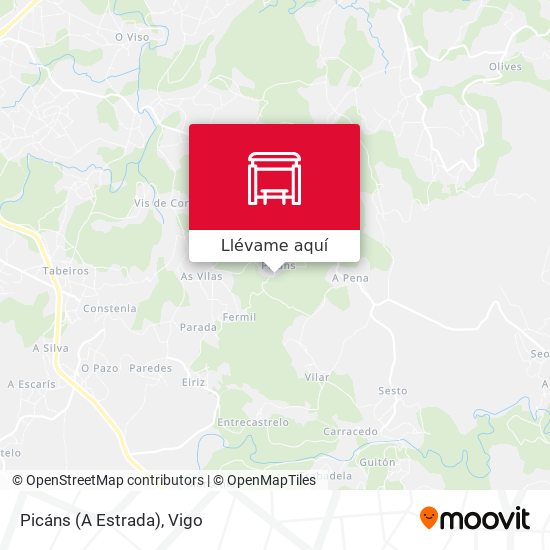 Mapa Picáns (A Estrada)