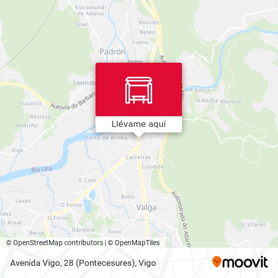 Mapa Avenida Vigo, 28 (Pontecesures)