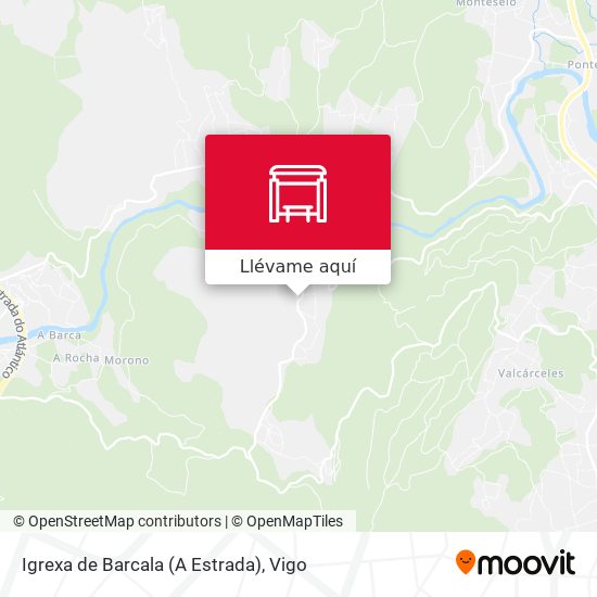Mapa Igrexa de Barcala (A Estrada)