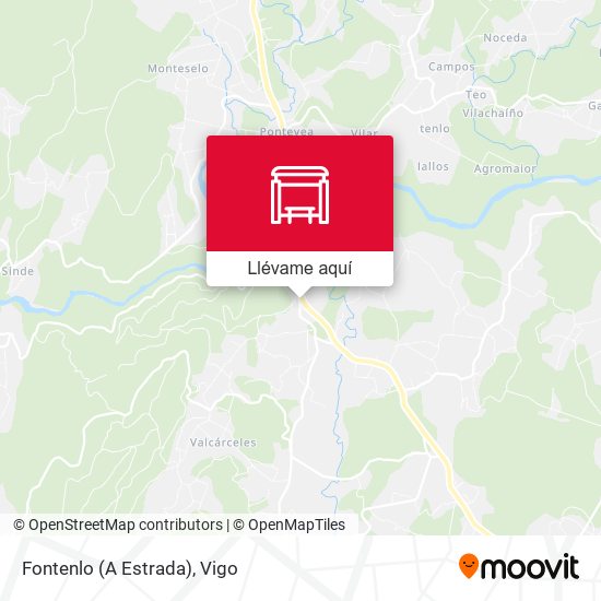 Mapa Fontenlo (A Estrada)