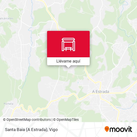 Mapa Santa Baia (A Estrada)