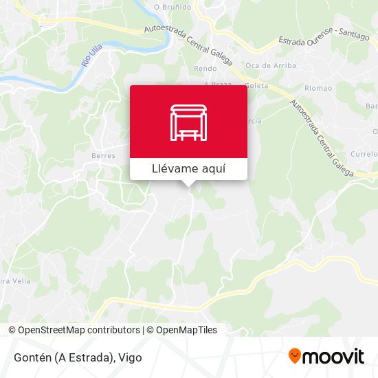 Mapa Gontén (A Estrada)