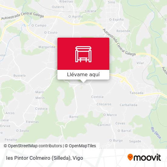 Mapa Ies Pintor Colmeiro (Silleda)