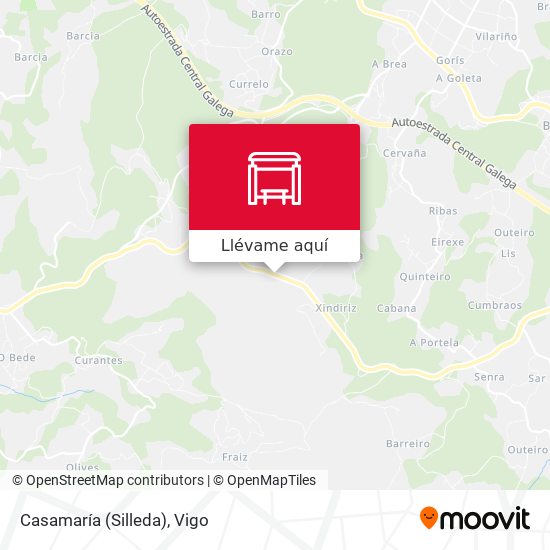 Mapa Casamaría (Silleda)