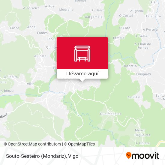 Mapa Souto-Sesteiro (Mondariz)