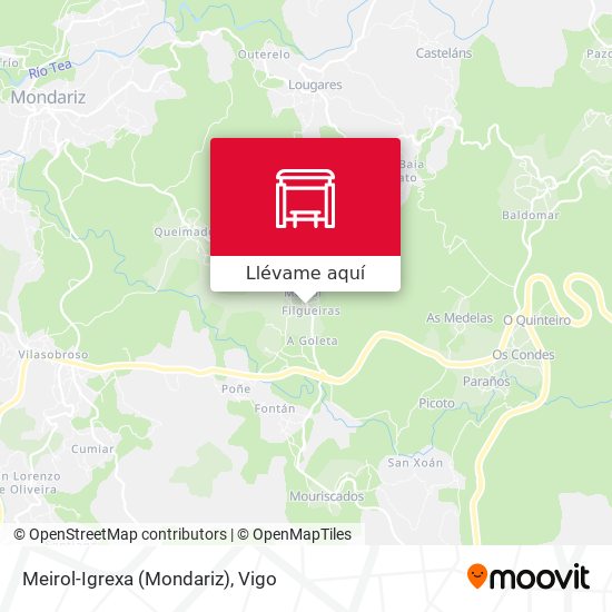 Mapa Meirol-Igrexa (Mondariz)