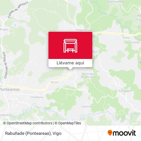 Mapa Rabuñade (Ponteareas)