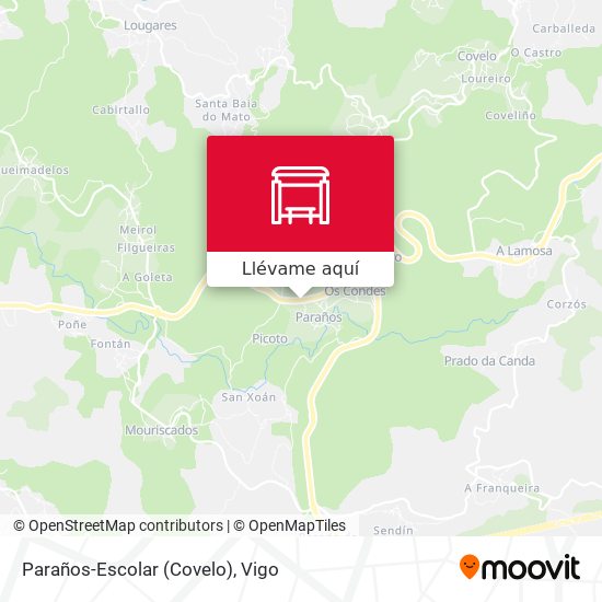 Mapa Paraños-Escolar (Covelo)