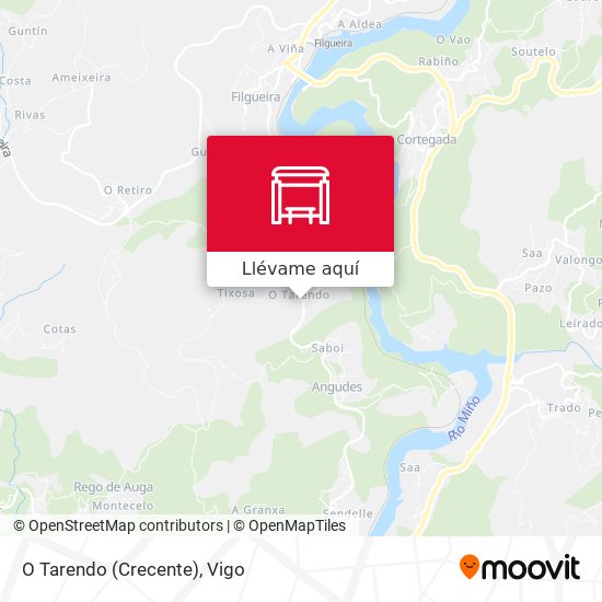 Mapa O Tarendo (Crecente)