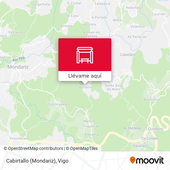 Mapa Cabirtallo (Mondariz)