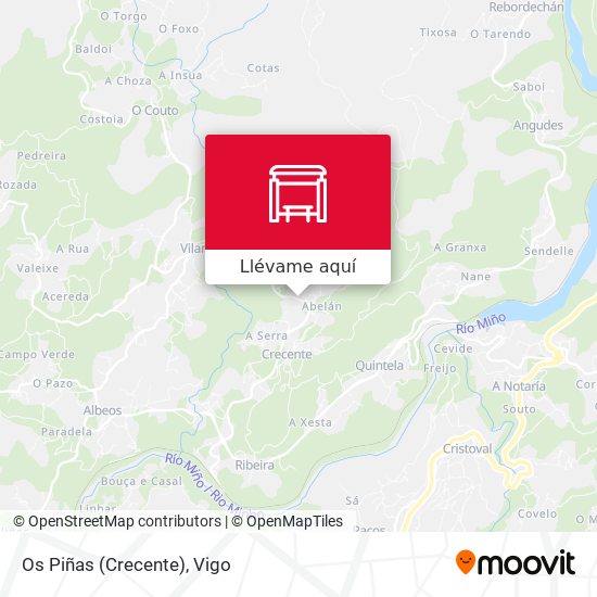 Mapa Os Piñas (Crecente)
