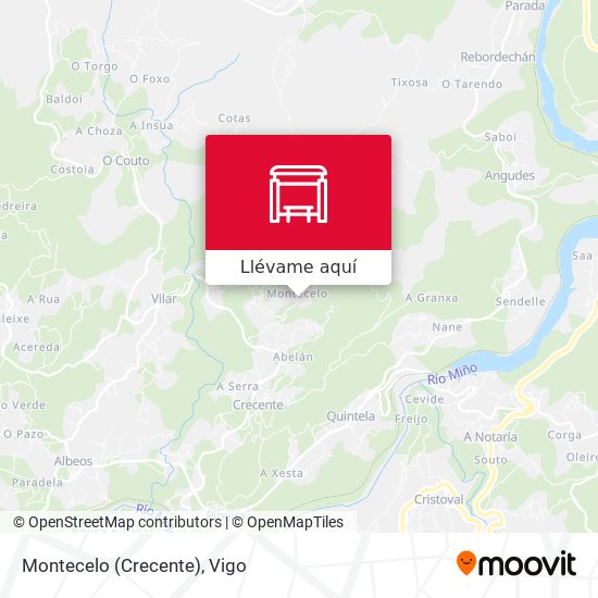 Mapa Montecelo (Crecente)
